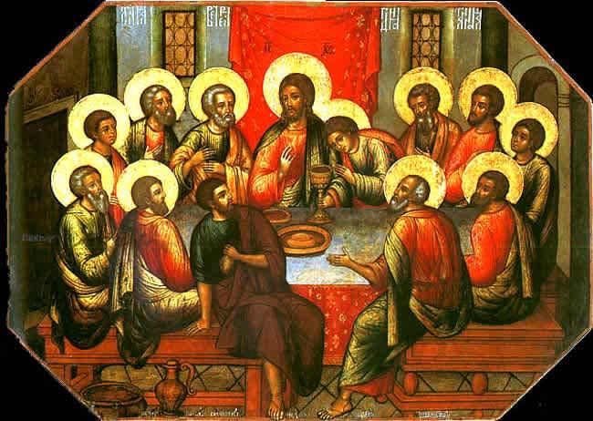 Simon Ushakov Last Supper oil painting image